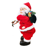 Adorno Santa Claus Regalo Bailador Navidad Decoración Sonido