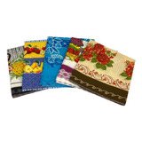 Kit 3 Toalha De Mesa Estampas Variadas 4 Cadeiras