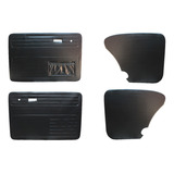 Jgo Kit Tapa Puerta Negra Bolsa Vw Vocho Sedan Tipo Original