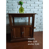 Mesa De Madera Para Tele O Decoración 