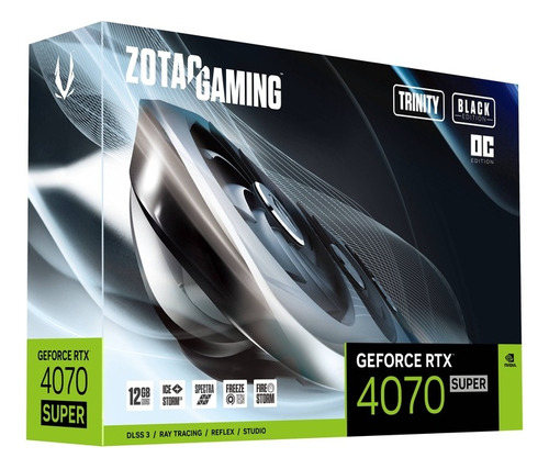 Tarjeta Video Zotac 4070 Super Trinity Oc Black Edition 12g