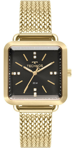 Relógio Technos Feminino Style Dourado 2036mme/4p