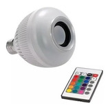 5 Lampada Musical Luz Led Bluetooth Som Controle Atacado 110v/220v