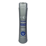 Shampoo Silver Para Cabellos Platinados, Rubios Y Blancos 