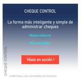 Software  Administracion Y Gestion De Cheques Plan Pagox Mes
