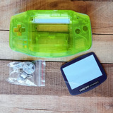 Carcaça Game Boy Advance Verde Translúcido
