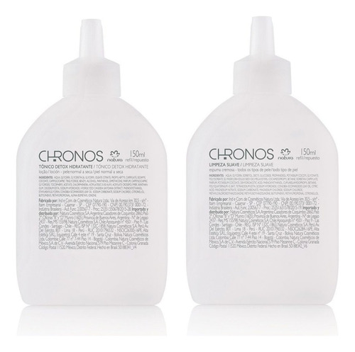 Repuestos Espuma  Limpieza + Tonico Detox  Natura Chronos