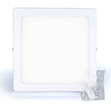 Mini Panel Led Cuadrado 12w 6500k Luz De Dia Boomer Color Blanco