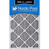 Nordic Pure - Filtro De 16 X 25 X 1 Merv 10, Rugoso, Para Ho