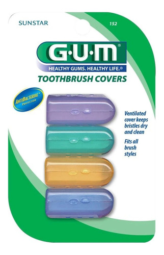  Gum Tapa Protectora Para Cepillos Dentales 4 Piezas