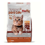 Arena Para Gato Pawffy Sin Aroma De 5 Kg X 5kg De Peso Neto  Y 5kg De Peso Por Unidad