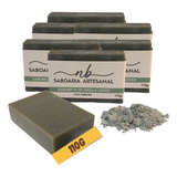 Kit 6 Sabonete Artesanal Argila Verde Vegano Hidratante 110g