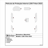 Pelicula Proteção Ppf Kit L200 Triton 2023 Autorregenerativa