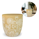 Vaso De Flores Decorativo Para Sala Banheiro Compacto