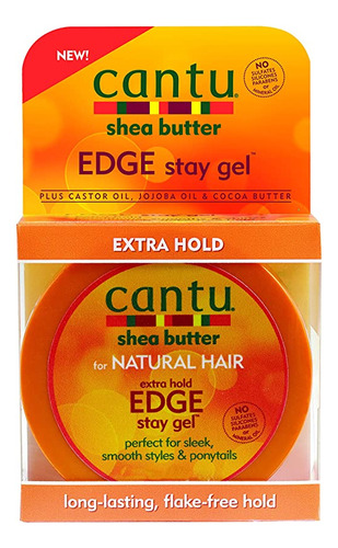 Cantu Extra Hold Edge Stay Gel, 2.25 Oz