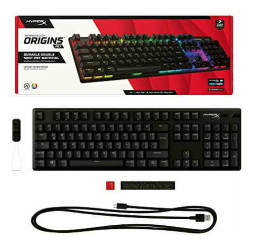 Hyperx Alloy Origins Pbt La Merco Teclado Mecánico Gamer