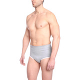 Calzoncillo Deportivo Hombre Hernia Boxer Faja Inguinal Gris