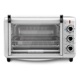  Horno Tostador Freidor Con Aire 1500w 5 Func Black+decker Color Acero Inoxidable