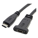 Cablecc Usb-c Usb 3.1 Tipo C Macho A Hembra Extensión De Dat