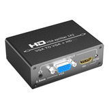 Adaptador Vga A Hdmi Vga 1080p Multi-pantalla 2 En 1 Vga A H