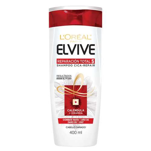 Shampoo Reparación Total 5 Elvive L'oréal 400ml
