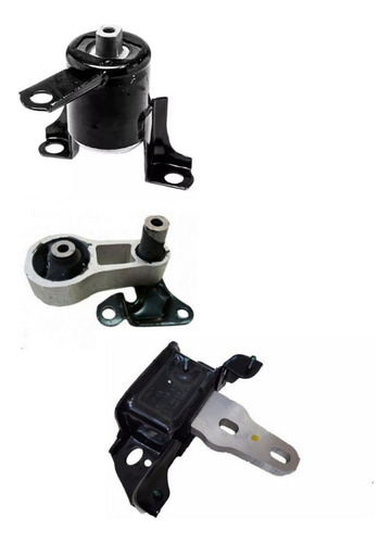 Kit X3 Soportes Patas De Motor Ford Fiesta Kinetic 1.6