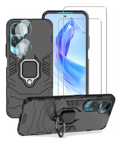 Uso rudo Funda Para Honor 90 Lite + 2 Micas + 2 Lentes