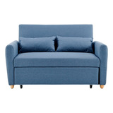 Sofa Cama Murray Azul 145x88x86 Cms M+design