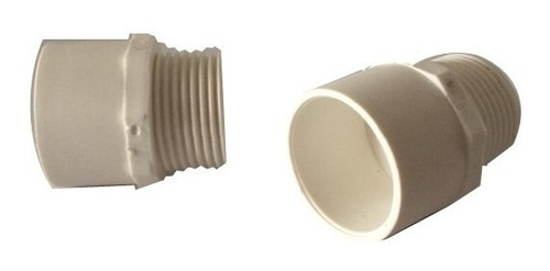 Adaptador Conector 3/4 De Pulgada Tubería Plástica De Pvc