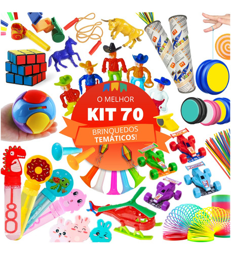 Kit 70 Prenda Festa Junina Brinquedos Brinde Envio Imediato