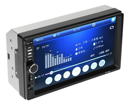 Receptor Estéreo De Coche Doble Din De 7 Pulgadas Radio De C