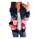 Chaqueta Bomber Mujer Thin Summer Top Outwear 8002