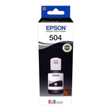 Tinta Epson T504 Negro Original T504120 L4150 L4160 L6161