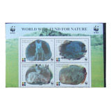 1999 Wwf Fauna- Zorros- Kirguistán (sellos Holograma) Mint
