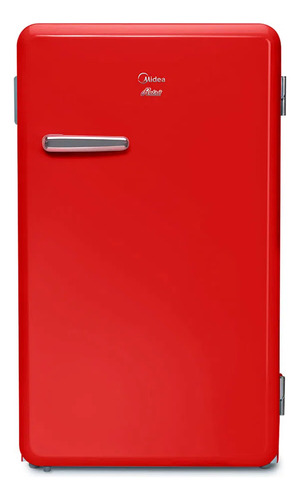 Frigobar Retrô Midea 95 Litros Vermelho Rubi 127v