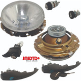 Kit Chapas Manijas C/llave Faros S/foco Vw Sedan 73-92 Vocho