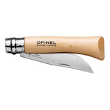 Cuchillo N°10 De Acero Inoxidable Opinel Color: Natural