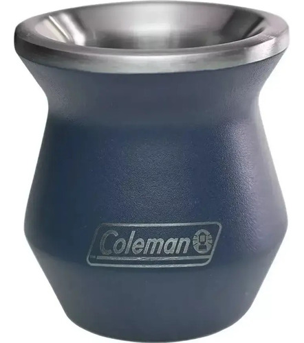 Mate Azul Acero Inoxidable Termico Coleman 220ml Doble Capa