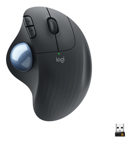 Logitech Ergo M575, Mouse Trackball Inalámbrico / Ergonómico Color Negro