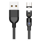 Cable Magnético 540 Micro-usb C De Carga Rápida Para Teléfon