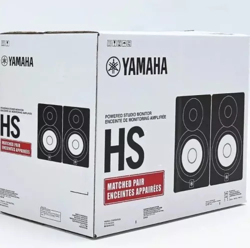 Par Casado De Monitor De Referência Yamaha Hs5 C/ Nf