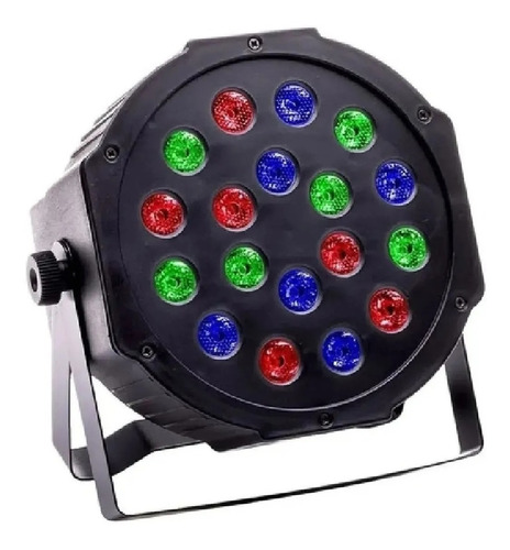 Luz Proton Led  Rgb Audio Dmx Salon Fiesta Tacho Par Dj 18 