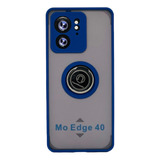 Funda Para Motorola Moto Edge 40 Con Anillo Metálico ,mica