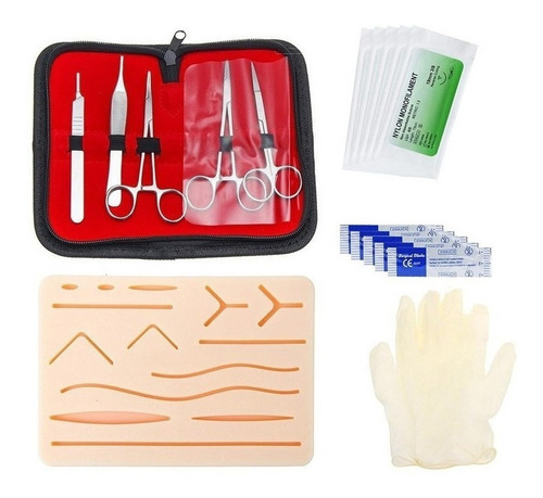 Kit De Práctica De Sutura Quirúrgica Médico Cirujano 6pcs