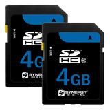 Tarjeta Memoria Synergy Digital 4 Gb, Con Cámara Digital 2 4
