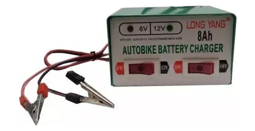 Cargador De Batería Para Autos Y Motos 12v / 6v - 8ah Cable