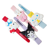 4 Pinzas Cabello Hello Kitty Kuromi Melody Peinado Pasador