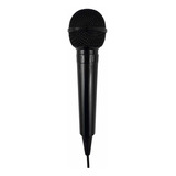 Micrófono Alámbrico Unidireccional Color Negro 12-1001n