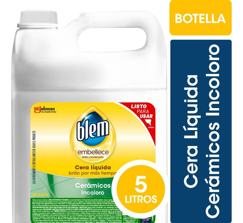 Blem Autobrillo Incoloro Bidon 5 Litros