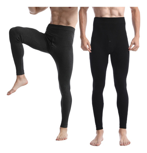 Pantalones Cálidos De Mallas Elásticas Para Hombre.